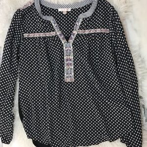 Skies are Blue boho embroidered detail tunic